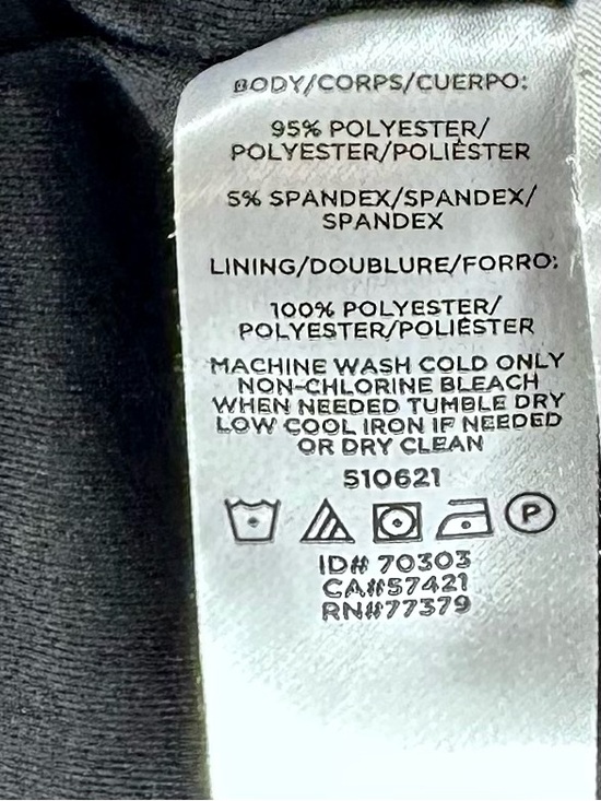 Ann Taylor Black Floral Faux Wrap Midi Dress Plus Size 18 - Picture 9 of 11